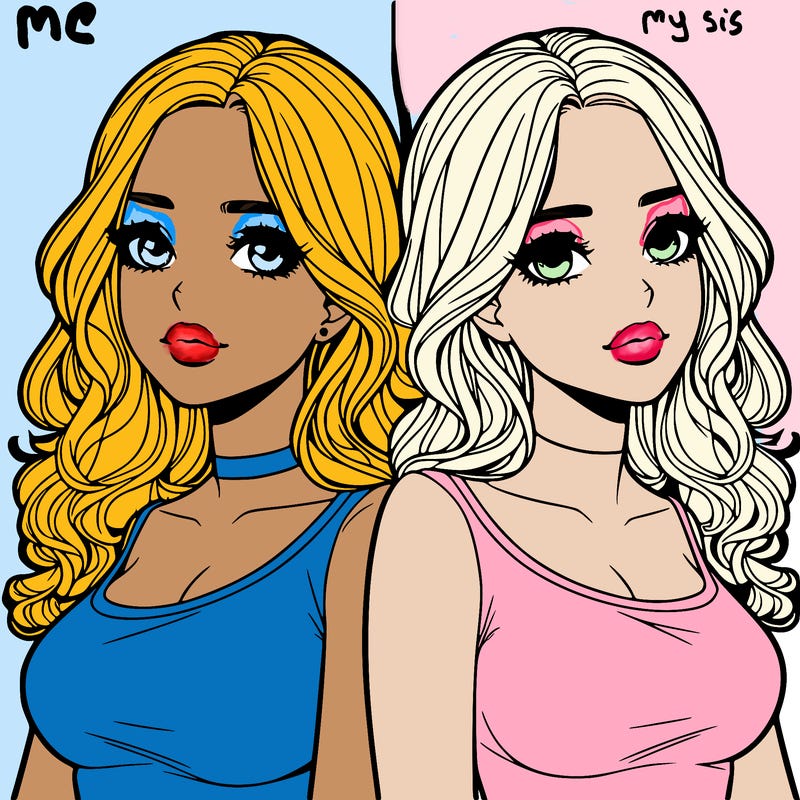 realistic twin sisters