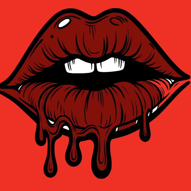 lips that look realistic and drip