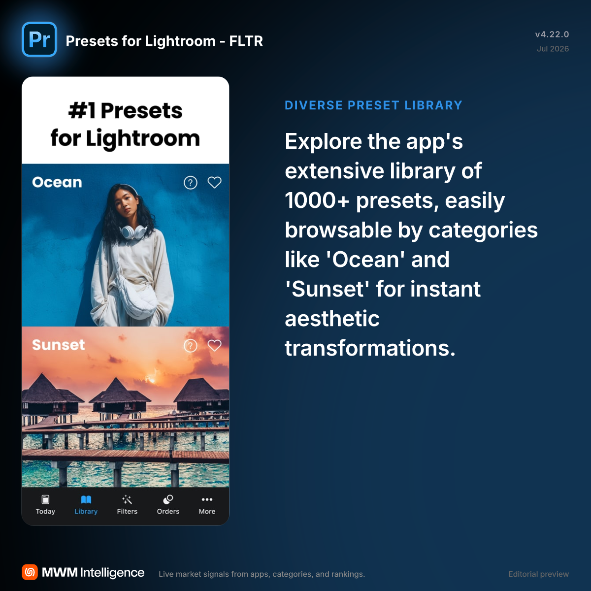 Presets for Lightroom - FLTR - Photo & Video App | MWM