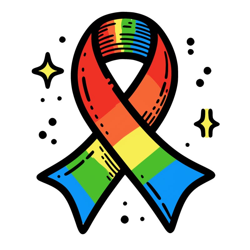 ribbon symbol of national breast cancer awareness month