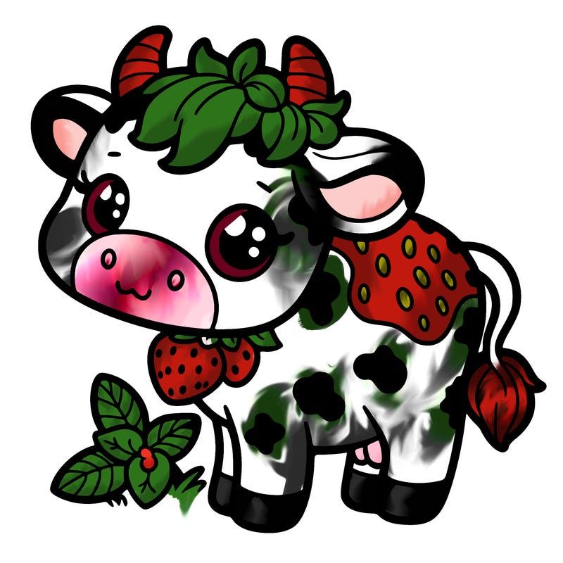 strawberry cow