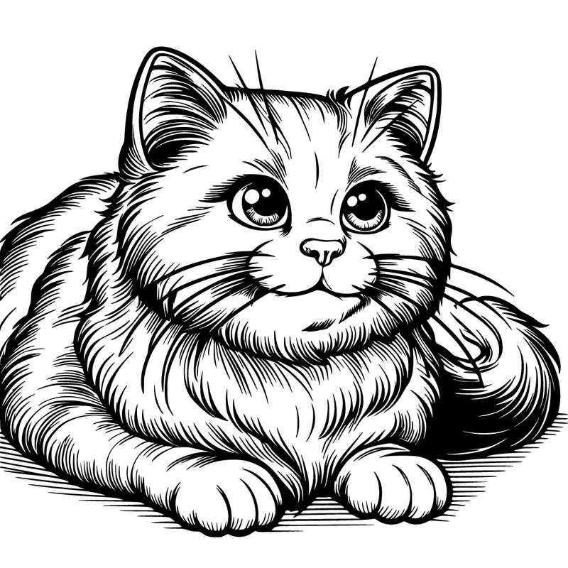 realistic cat