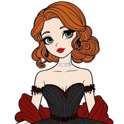 a pretty elegant lady