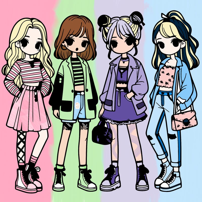girls with fashion