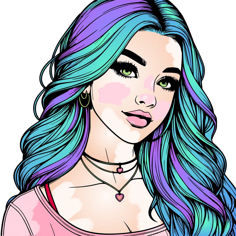 detailed realistic girl