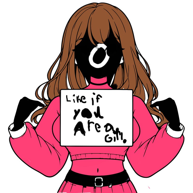 girl holding a blank sign in a long sleeve crop top