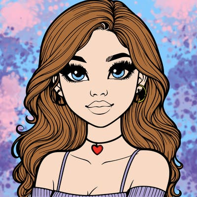 realistic pretty girl