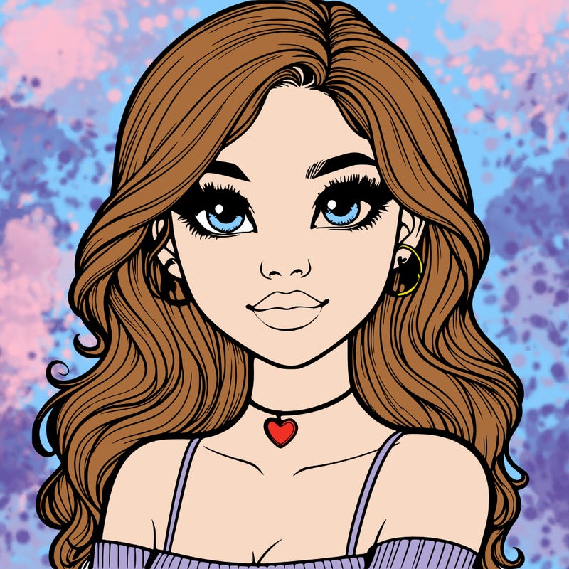 realistic pretty girl