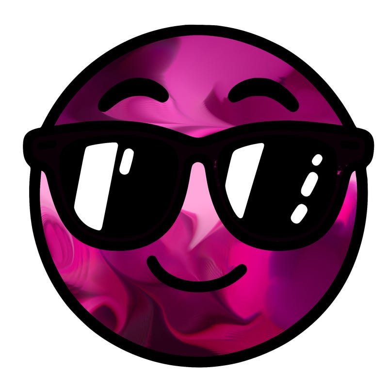 emoji with sunglasses