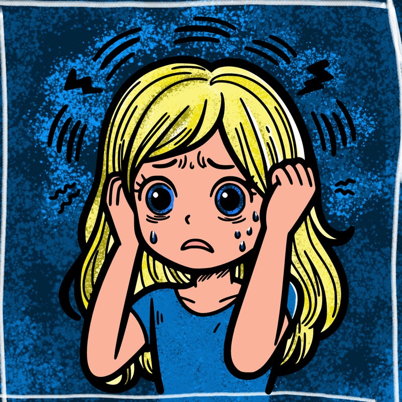 girl with panicattac