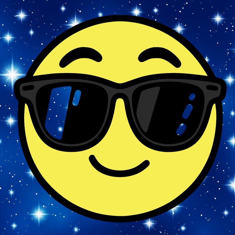 emoji with sunglasses