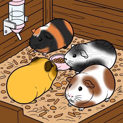 guinea pigs