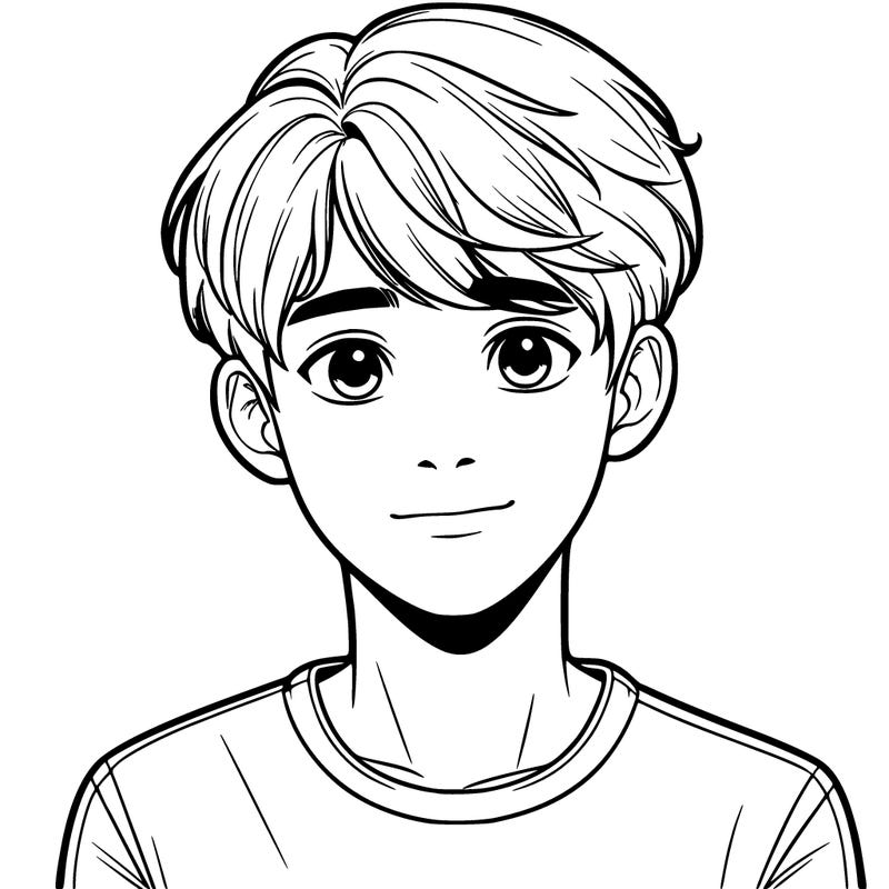 realistic teenage boy