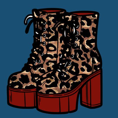 boots with a heel bottom