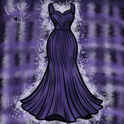 attractive long fashion dress