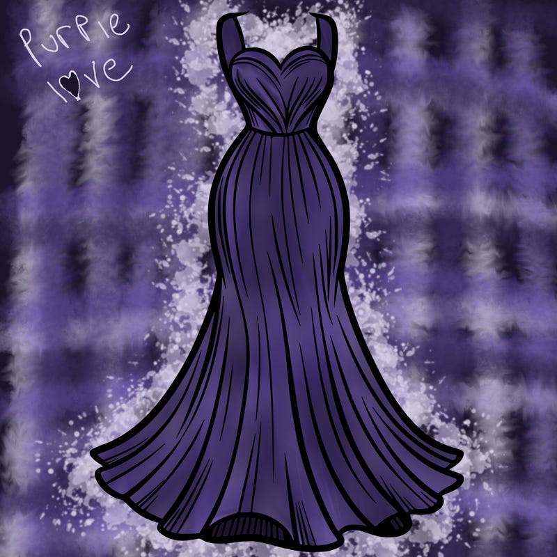 attractive long fashion dress