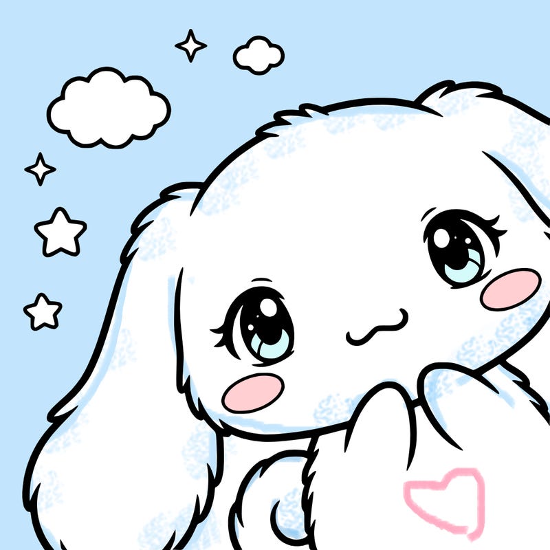 anime cinnamoroll cute fluffy