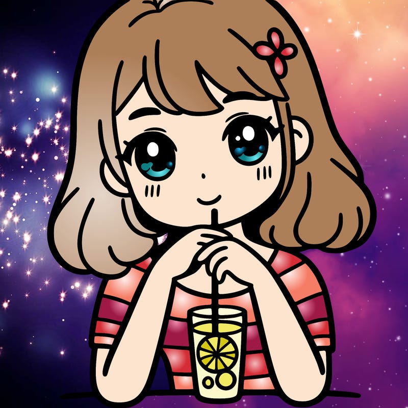 a girl who 19 drinking lemonade