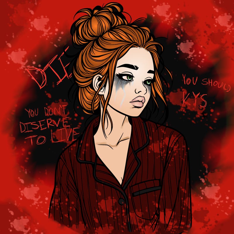 realistic woman with pajamas on and a messy bun