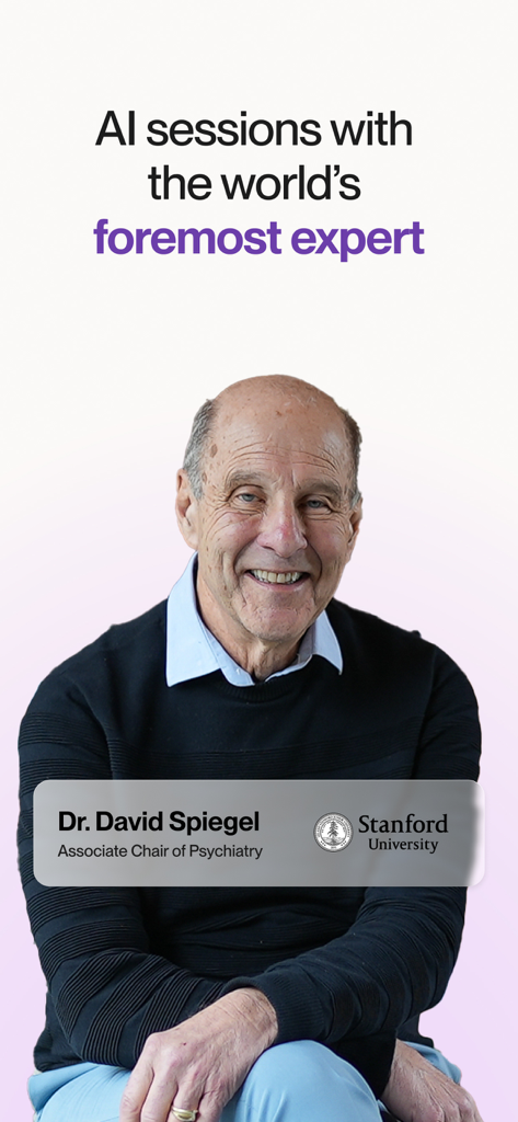 Porträt von Dr. David Spiegel, stellvertretender Vorsitzender der Psychiatrie an der Stanford University