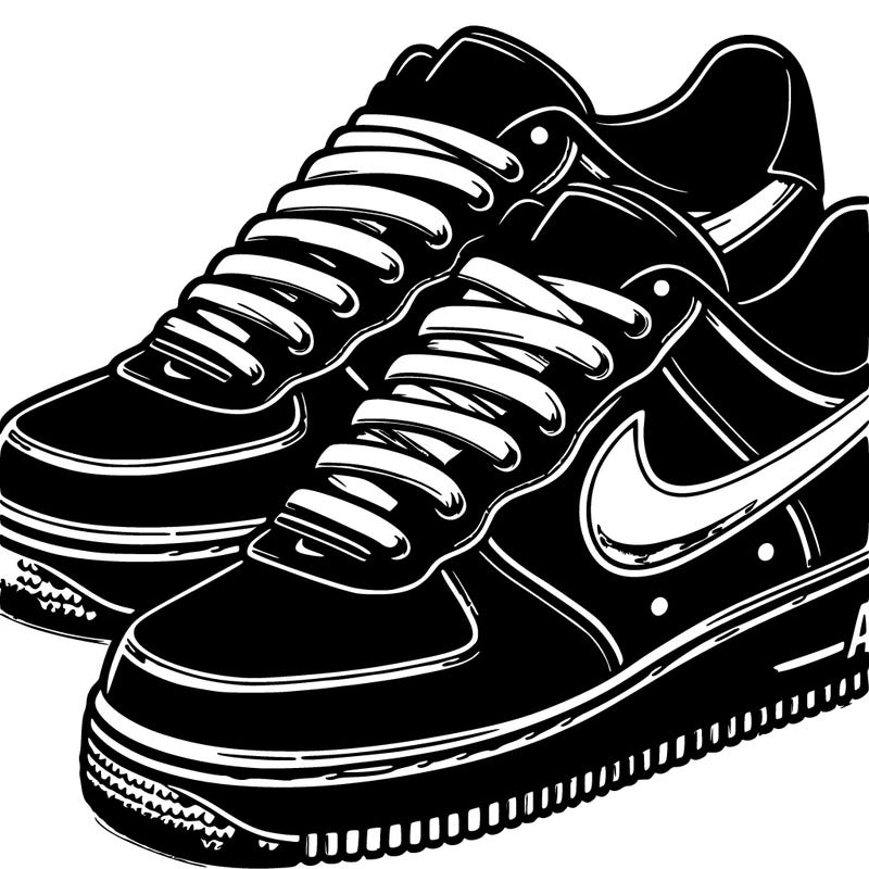 black nike air force