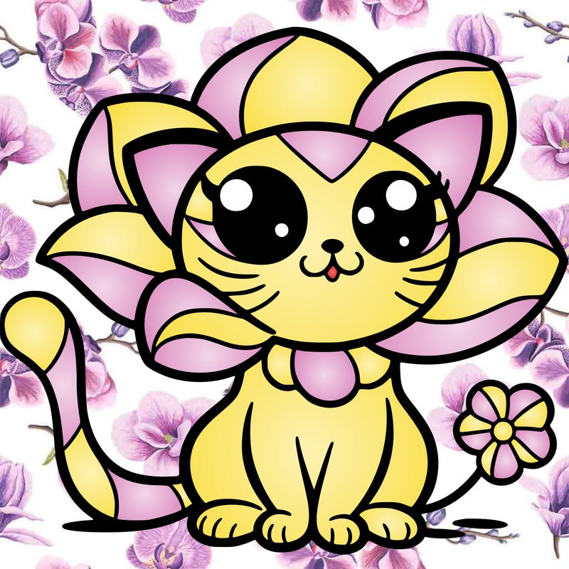 flower cat