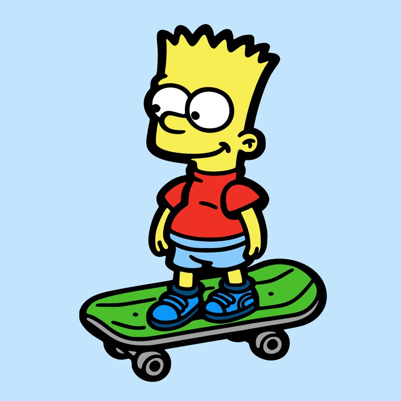 bart skateboard