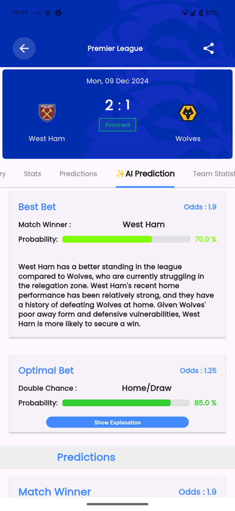 Edge Score - AI Powered
