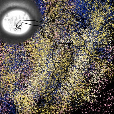 realistic girl danceing