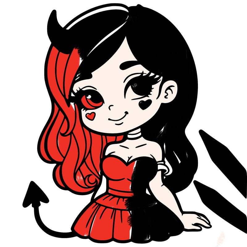 pretty devil girl
