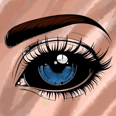 realistic eye