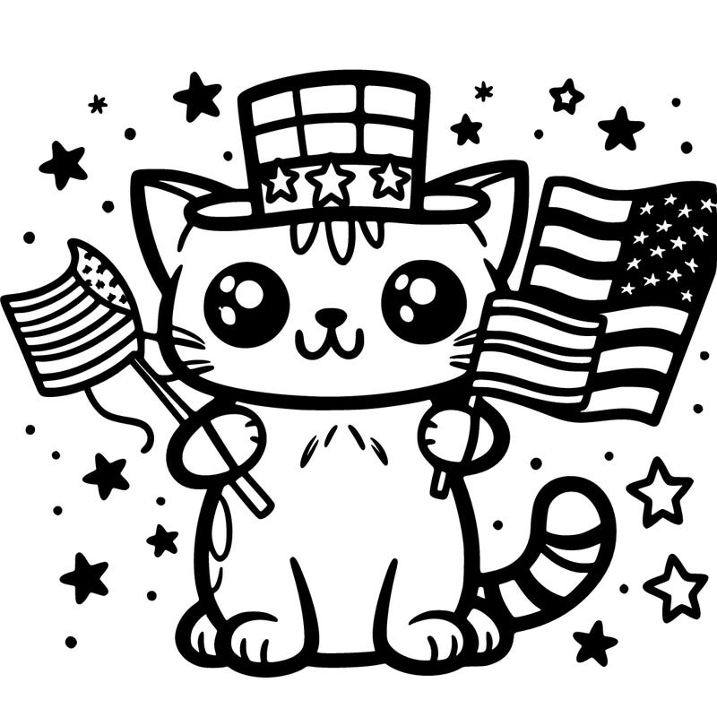cat 4th of july