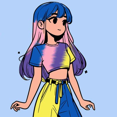 girl in a cute crop top