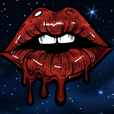 lips that look realistic and drip