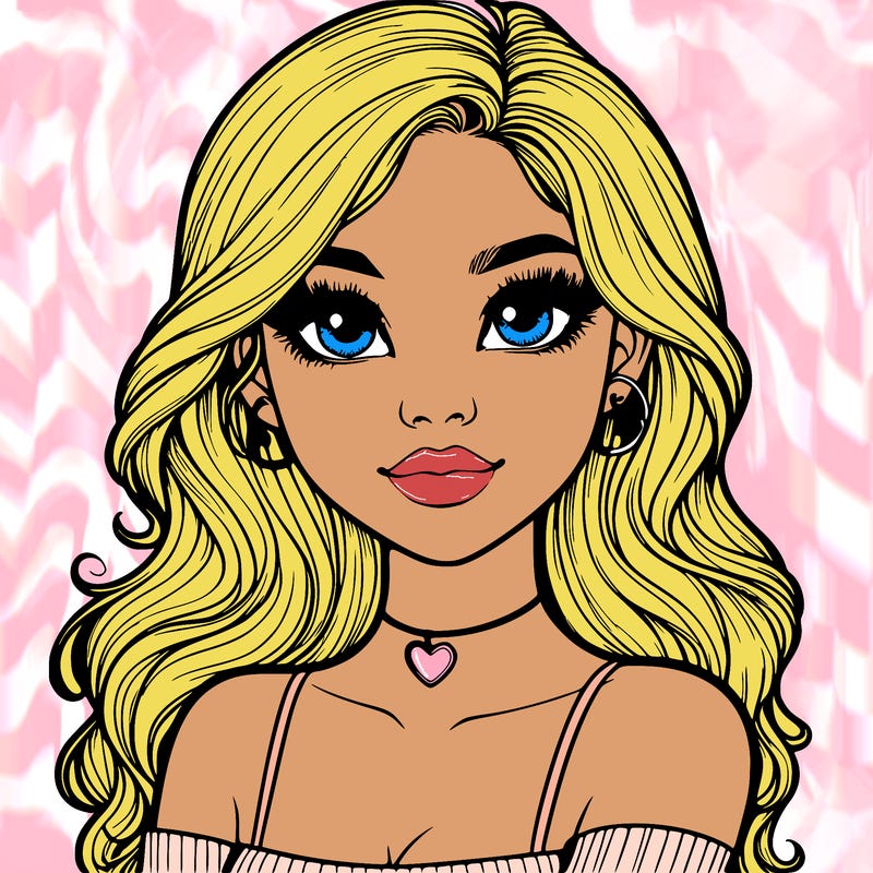 realistic pretty girl