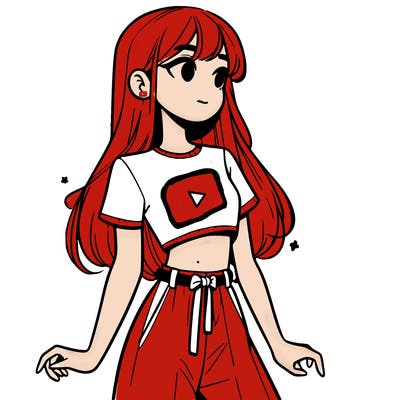 girl in a cute crop top