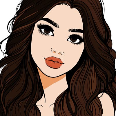 beautiful realistic girl