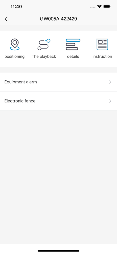 Fahrzeugverwaltungs-Dashboard in der S-Make App mit Einstellungen für Positionierung und Sicherheit.