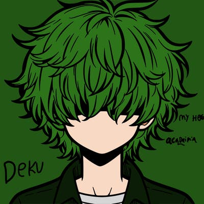 manga boy fluffy hair covering his eyes