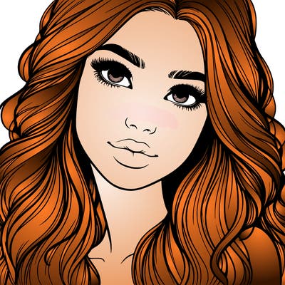 beautiful realistic girl