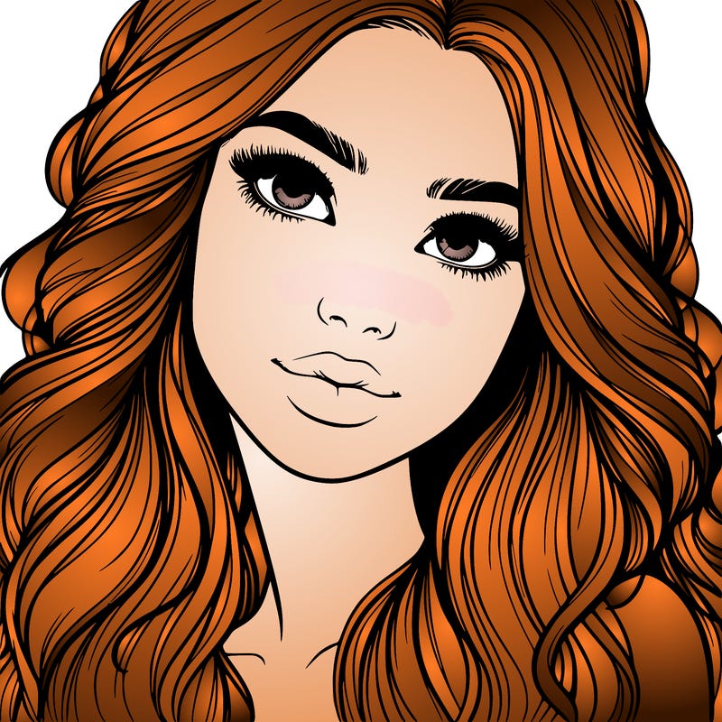 beautiful realistic girl