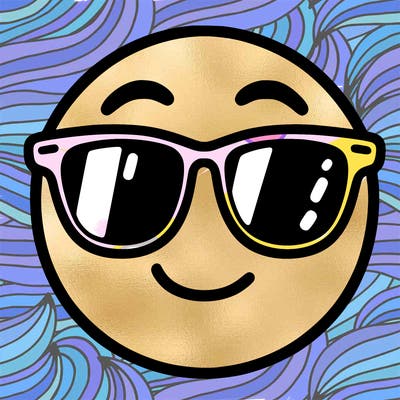 emoji with sunglasses