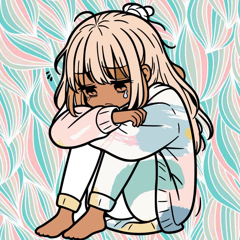 depressed girl