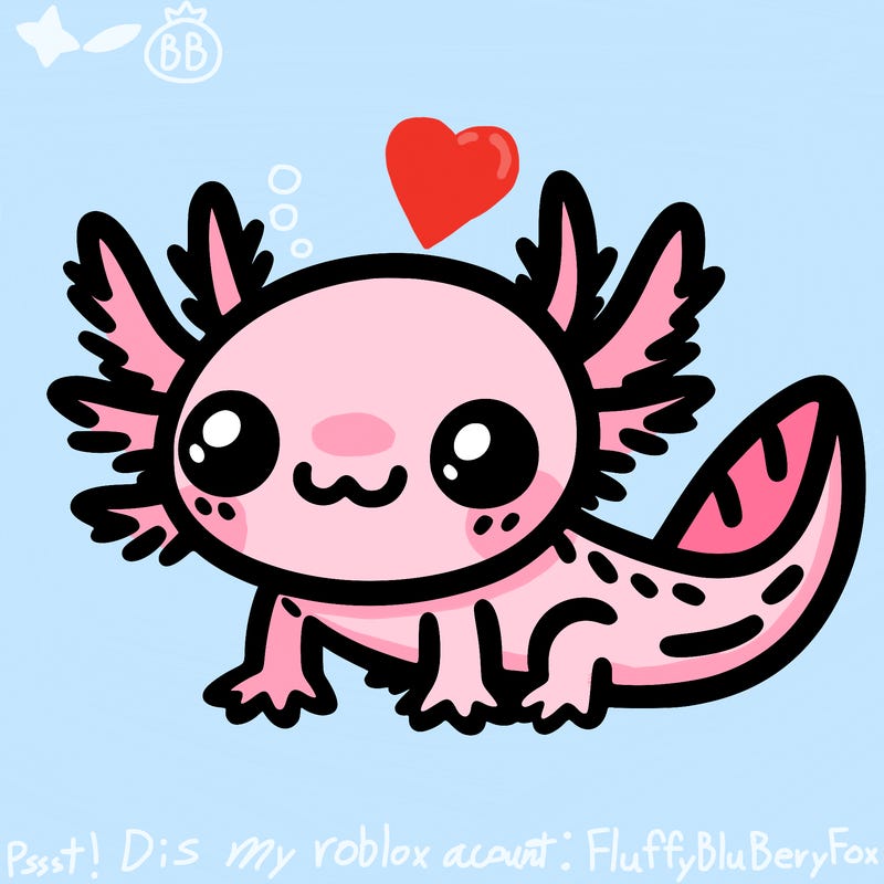 cute axolotl