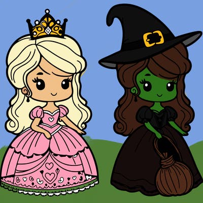 princess as a witch