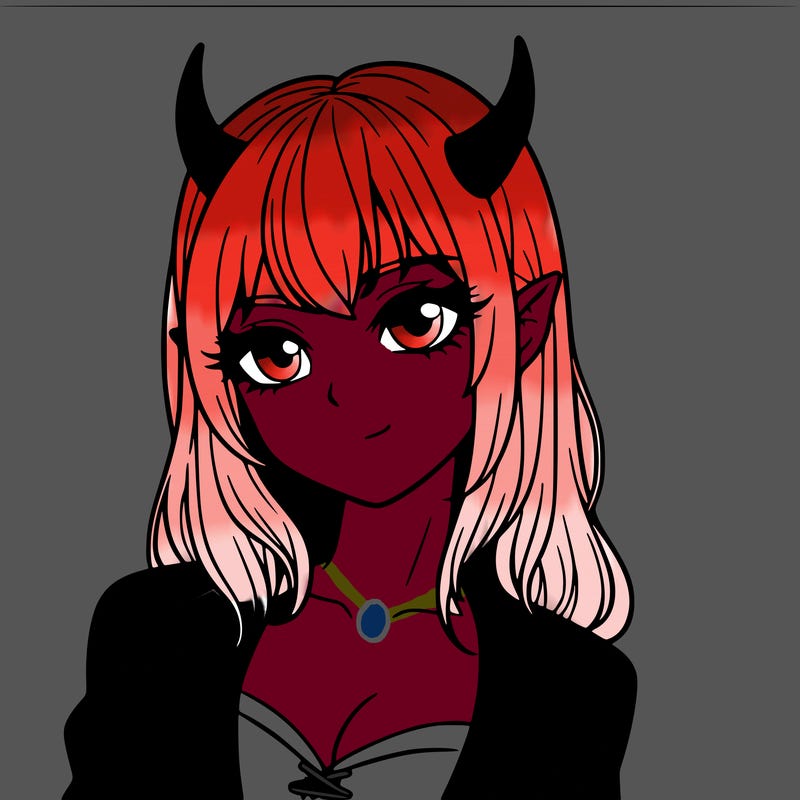 realistic devil girl