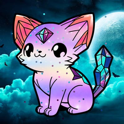 crystal kitten