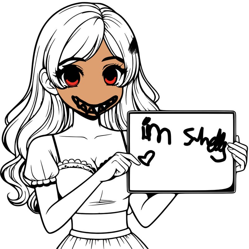 realistic pretty girl holding blank sign