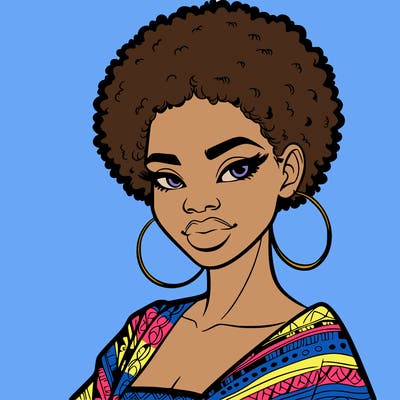 african woman