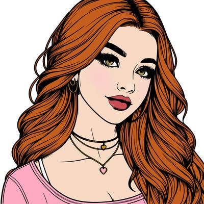 detailed realistic girl